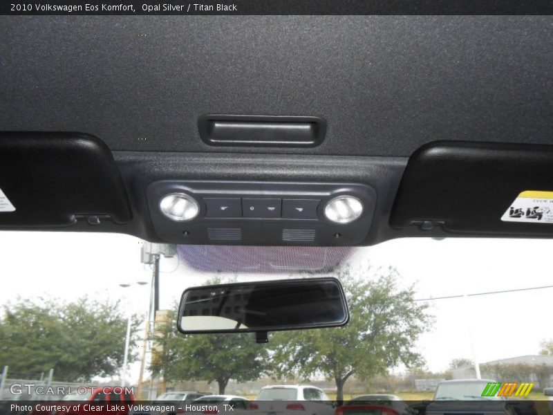 Opal Silver / Titan Black 2010 Volkswagen Eos Komfort
