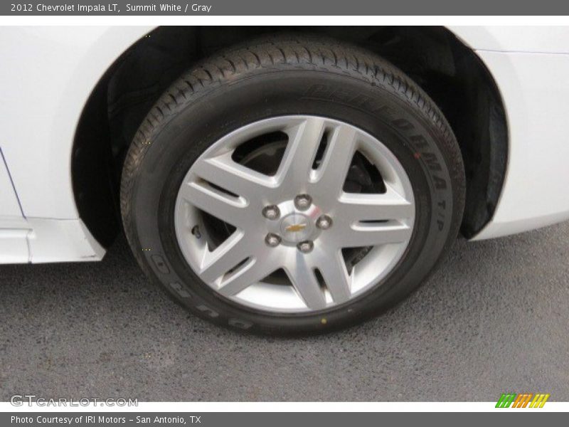 Summit White / Gray 2012 Chevrolet Impala LT