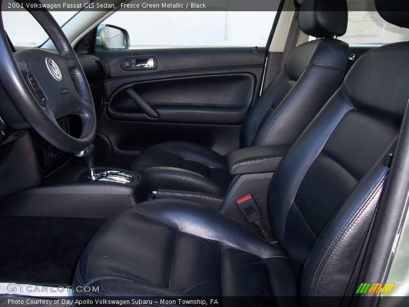 Fresco Green Metallic / Black 2001 Volkswagen Passat GLS Sedan