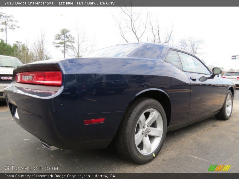 Jazz Blue Pearl / Dark Slate Gray 2013 Dodge Challenger SXT