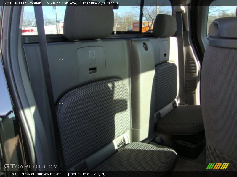 Super Black / Graphite 2011 Nissan Frontier SV V6 King Cab 4x4