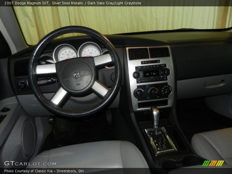 Silver Steel Metallic / Dark Slate Gray/Light Graystone 2007 Dodge Magnum SXT