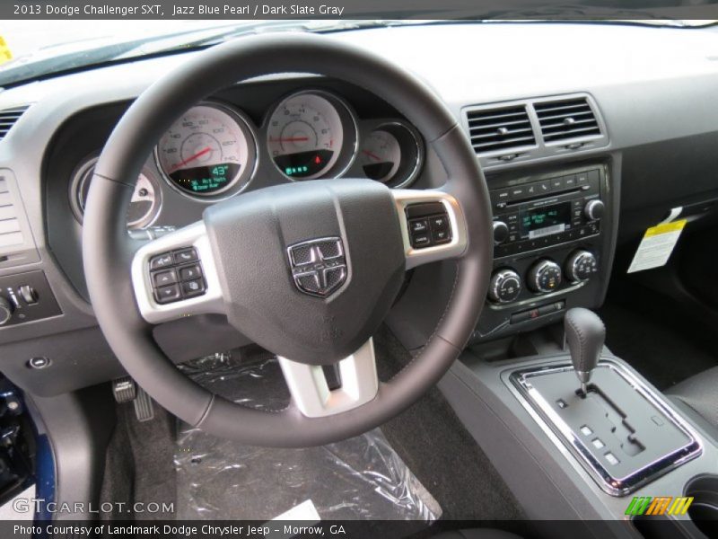 Jazz Blue Pearl / Dark Slate Gray 2013 Dodge Challenger SXT