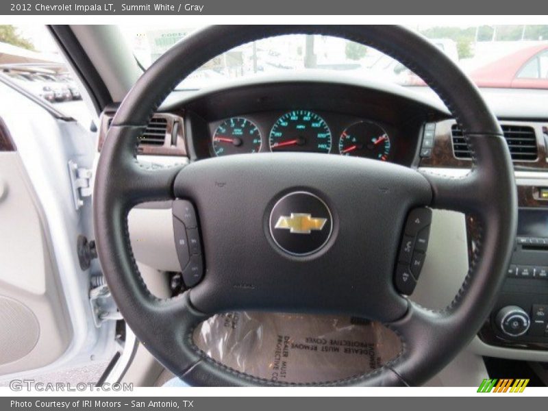 Summit White / Gray 2012 Chevrolet Impala LT