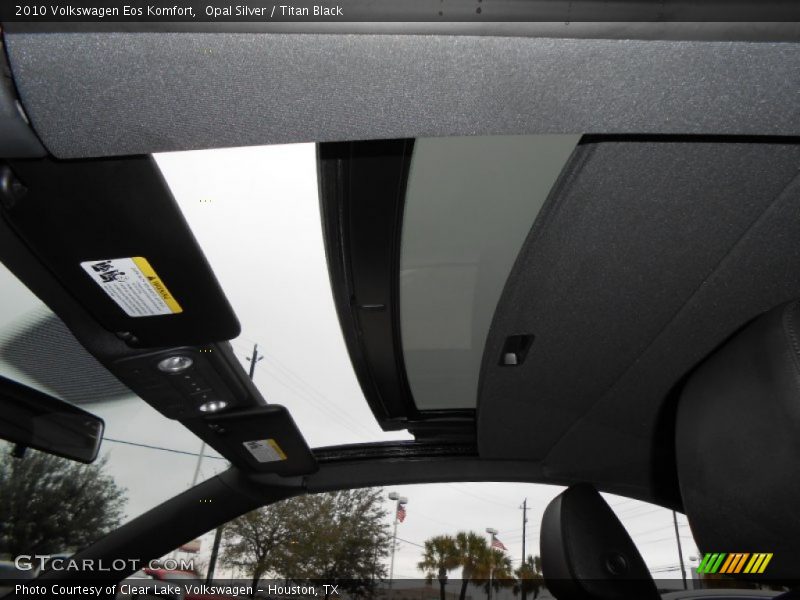 Opal Silver / Titan Black 2010 Volkswagen Eos Komfort