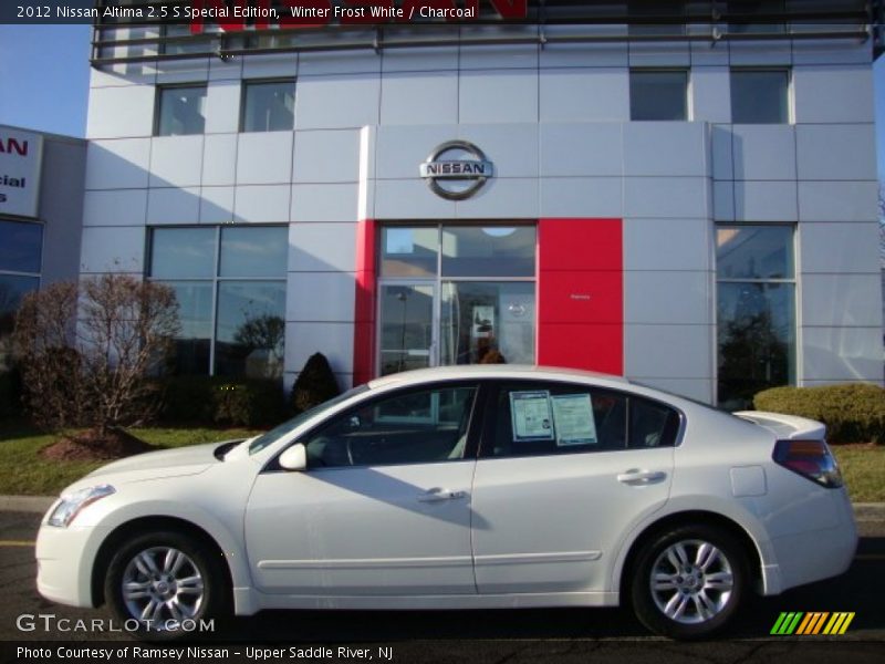 Winter Frost White / Charcoal 2012 Nissan Altima 2.5 S Special Edition