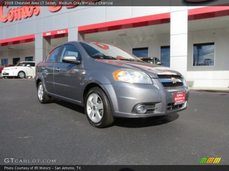 Medium Gray Metallic / Charcoal 2008 Chevrolet Aveo LT Sedan
