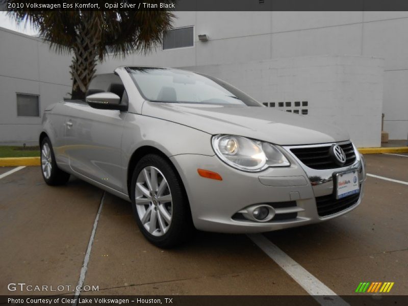 Opal Silver / Titan Black 2010 Volkswagen Eos Komfort