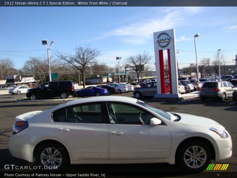 Winter Frost White / Charcoal 2012 Nissan Altima 2.5 S Special Edition