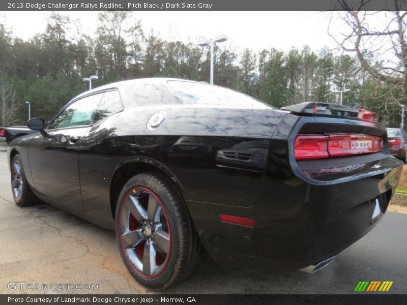 Pitch Black / Dark Slate Gray 2013 Dodge Challenger Rallye Redline