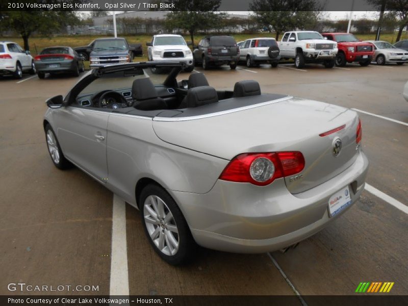 Opal Silver / Titan Black 2010 Volkswagen Eos Komfort