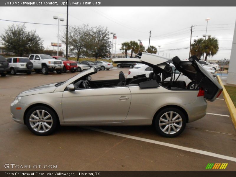 Opal Silver / Titan Black 2010 Volkswagen Eos Komfort