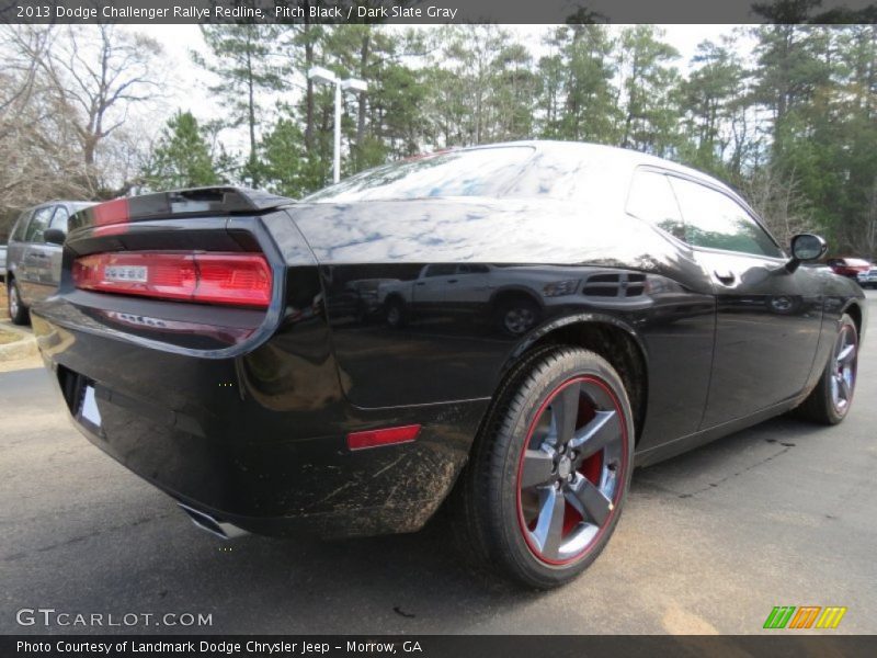Pitch Black / Dark Slate Gray 2013 Dodge Challenger Rallye Redline
