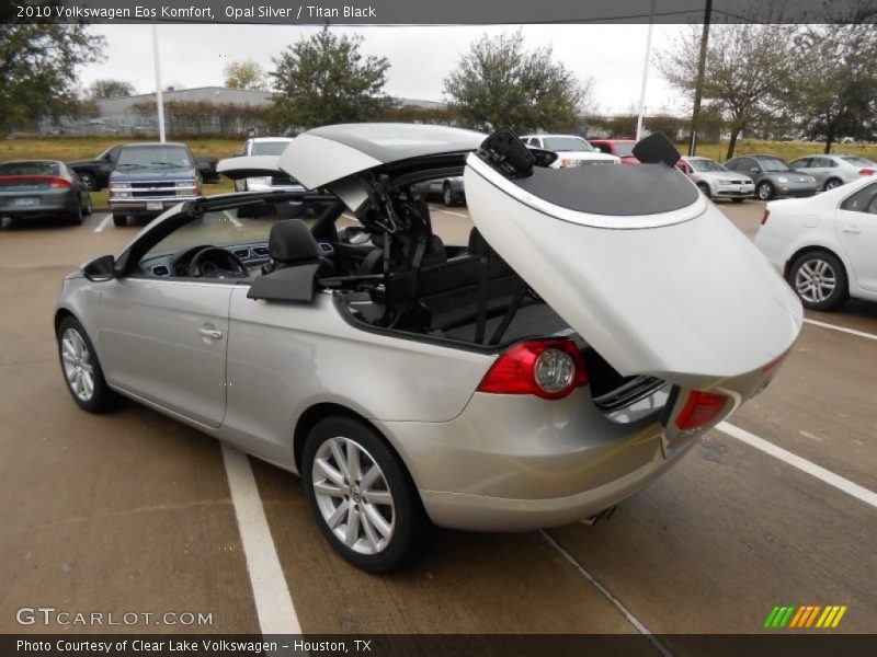 Opal Silver / Titan Black 2010 Volkswagen Eos Komfort