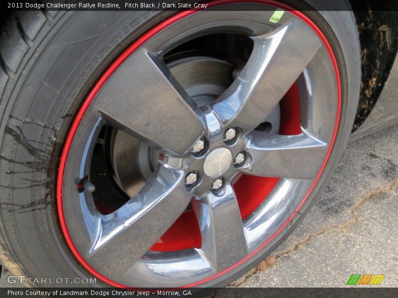 Pitch Black / Dark Slate Gray 2013 Dodge Challenger Rallye Redline