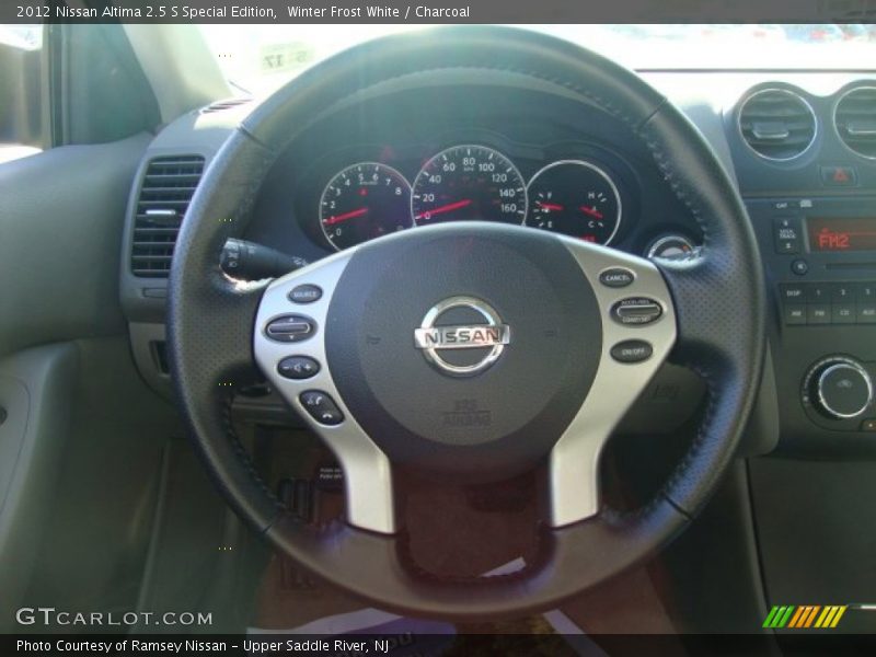 Winter Frost White / Charcoal 2012 Nissan Altima 2.5 S Special Edition