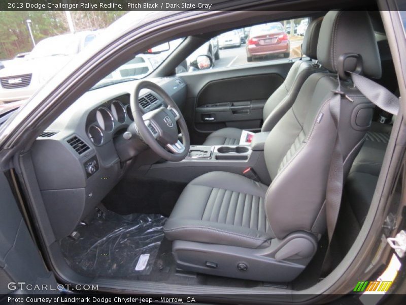 Pitch Black / Dark Slate Gray 2013 Dodge Challenger Rallye Redline