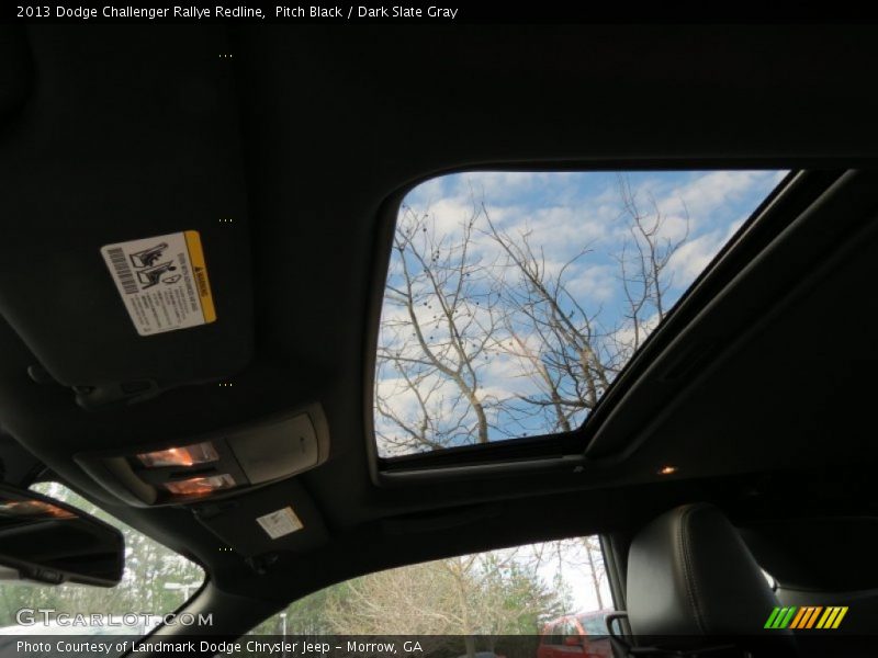 Pitch Black / Dark Slate Gray 2013 Dodge Challenger Rallye Redline