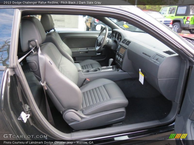 Pitch Black / Dark Slate Gray 2013 Dodge Challenger Rallye Redline