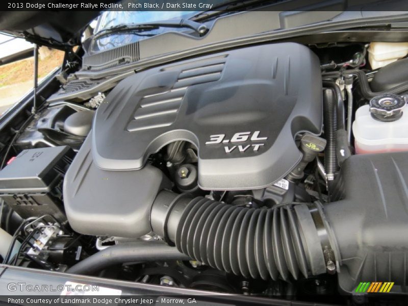 Pitch Black / Dark Slate Gray 2013 Dodge Challenger Rallye Redline