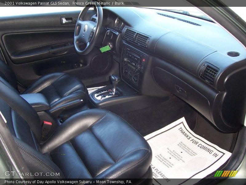 Fresco Green Metallic / Black 2001 Volkswagen Passat GLS Sedan