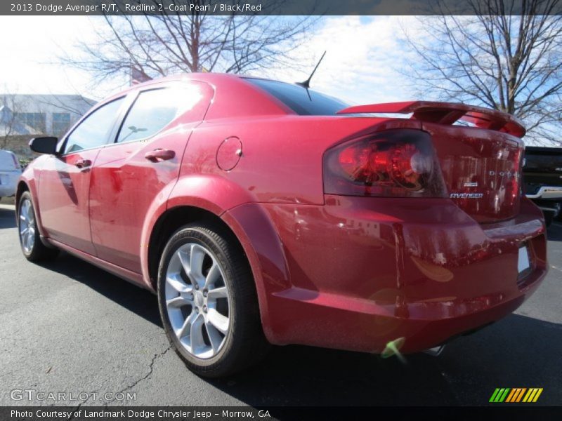 Redline 2-Coat Pearl / Black/Red 2013 Dodge Avenger R/T
