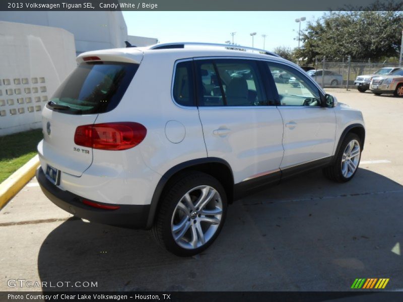 Candy White / Beige 2013 Volkswagen Tiguan SEL