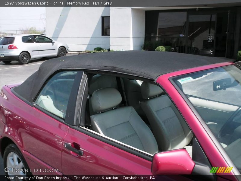 Memory Red Pearl / Grey 1997 Volkswagen Cabrio Highline