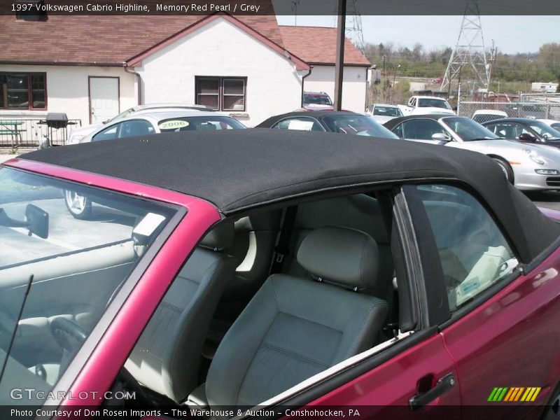 Memory Red Pearl / Grey 1997 Volkswagen Cabrio Highline