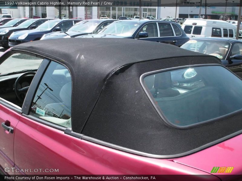 Memory Red Pearl / Grey 1997 Volkswagen Cabrio Highline