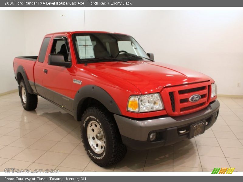 Torch Red / Ebony Black 2006 Ford Ranger FX4 Level II SuperCab 4x4