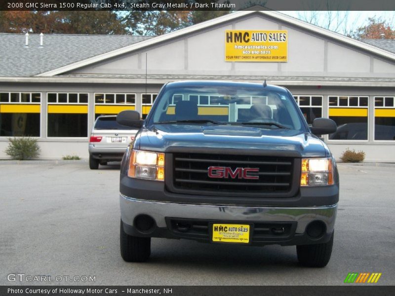 Stealth Gray Metallic / Dark Titanium 2008 GMC Sierra 1500 Regular Cab 4x4