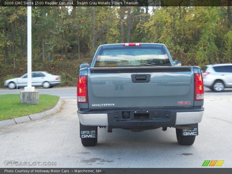 Stealth Gray Metallic / Dark Titanium 2008 GMC Sierra 1500 Regular Cab 4x4