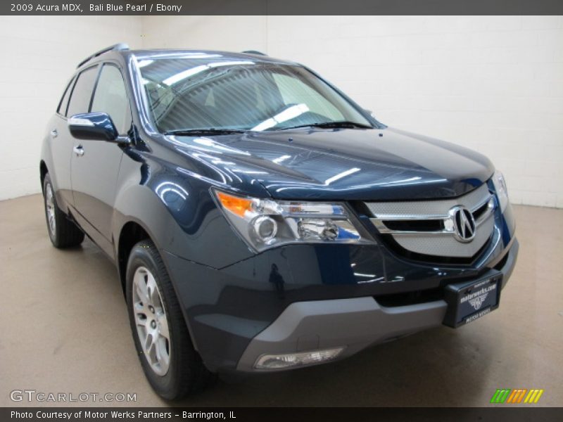Bali Blue Pearl / Ebony 2009 Acura MDX