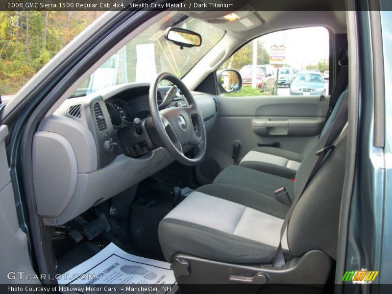 Stealth Gray Metallic / Dark Titanium 2008 GMC Sierra 1500 Regular Cab 4x4