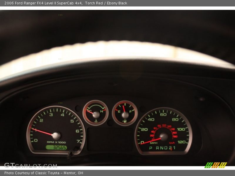 Torch Red / Ebony Black 2006 Ford Ranger FX4 Level II SuperCab 4x4