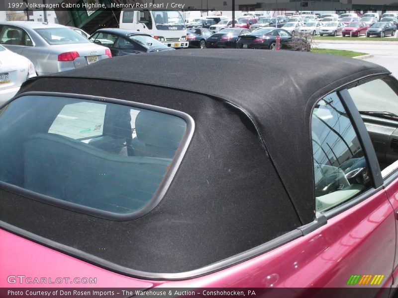 Memory Red Pearl / Grey 1997 Volkswagen Cabrio Highline