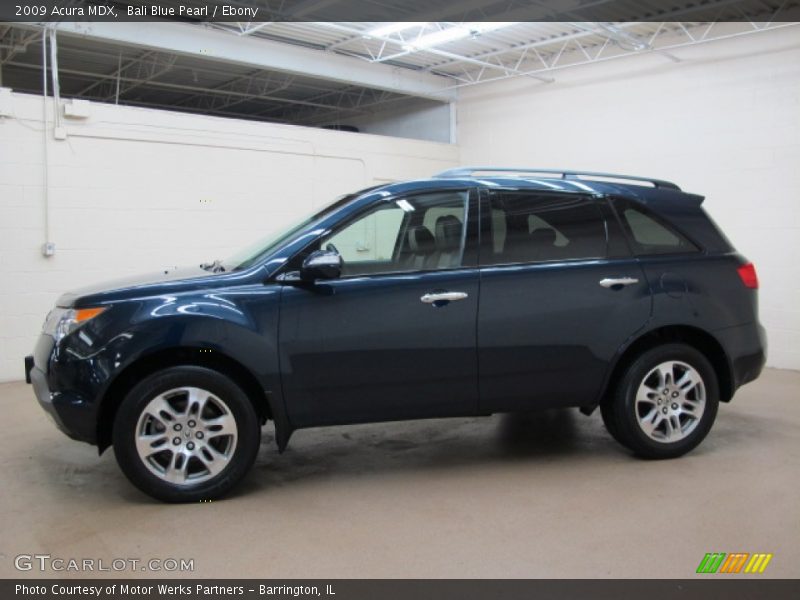 Bali Blue Pearl / Ebony 2009 Acura MDX