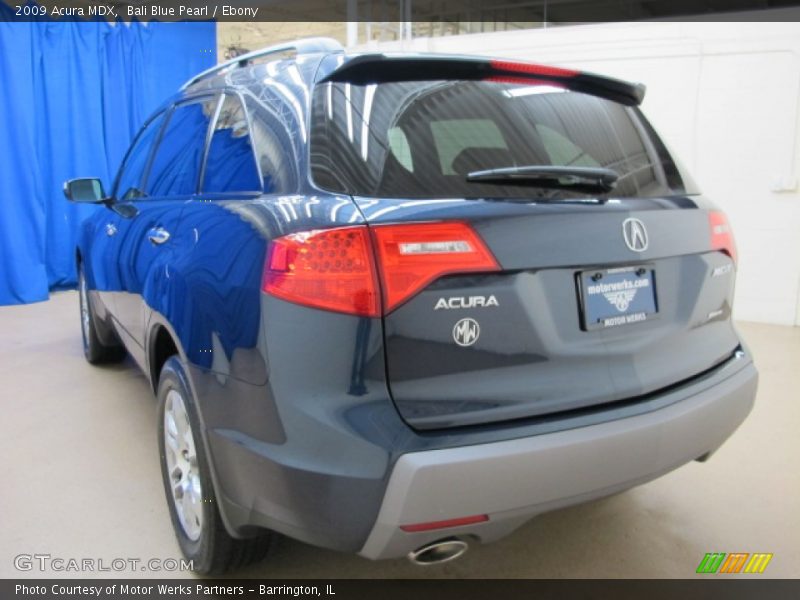 Bali Blue Pearl / Ebony 2009 Acura MDX