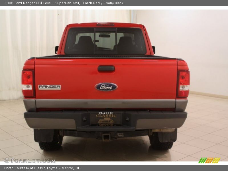 Torch Red / Ebony Black 2006 Ford Ranger FX4 Level II SuperCab 4x4