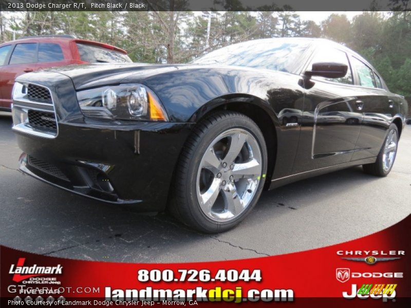 Pitch Black / Black 2013 Dodge Charger R/T