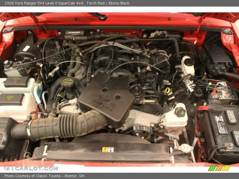 Torch Red / Ebony Black 2006 Ford Ranger FX4 Level II SuperCab 4x4