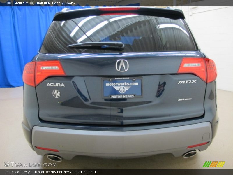 Bali Blue Pearl / Ebony 2009 Acura MDX