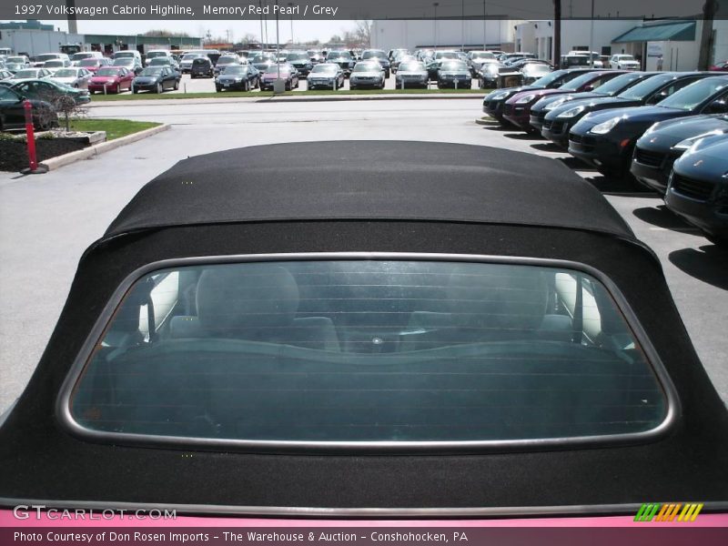 Memory Red Pearl / Grey 1997 Volkswagen Cabrio Highline