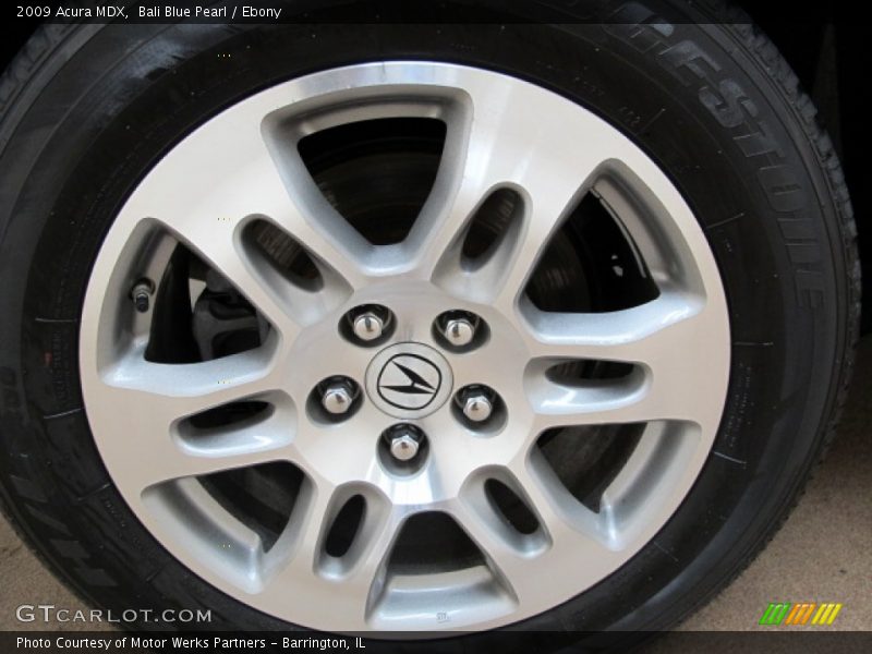 Bali Blue Pearl / Ebony 2009 Acura MDX