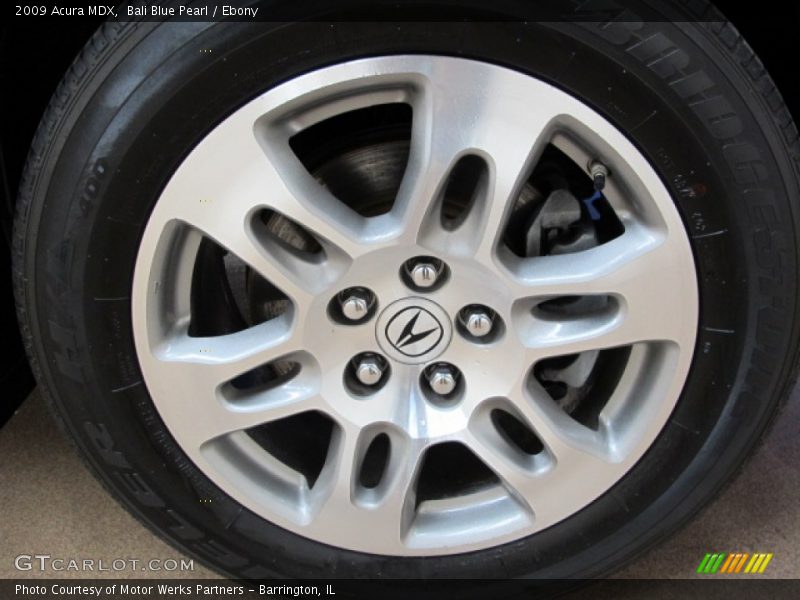 Bali Blue Pearl / Ebony 2009 Acura MDX