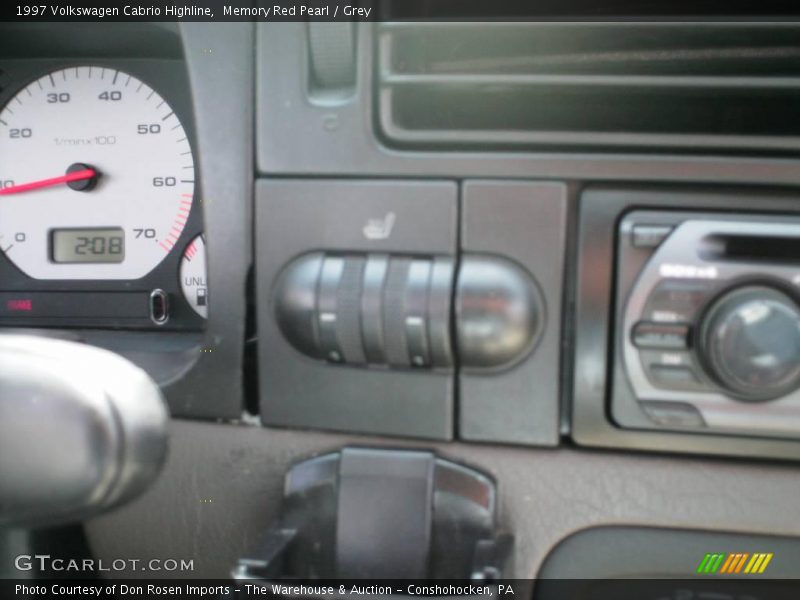 Memory Red Pearl / Grey 1997 Volkswagen Cabrio Highline