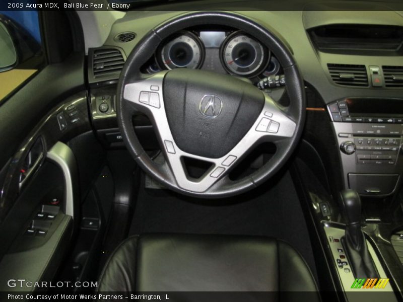 Bali Blue Pearl / Ebony 2009 Acura MDX