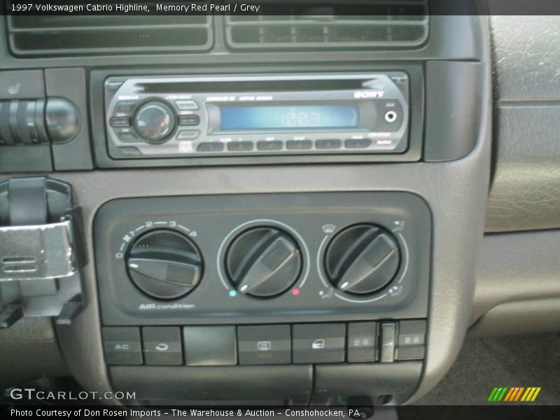 Memory Red Pearl / Grey 1997 Volkswagen Cabrio Highline