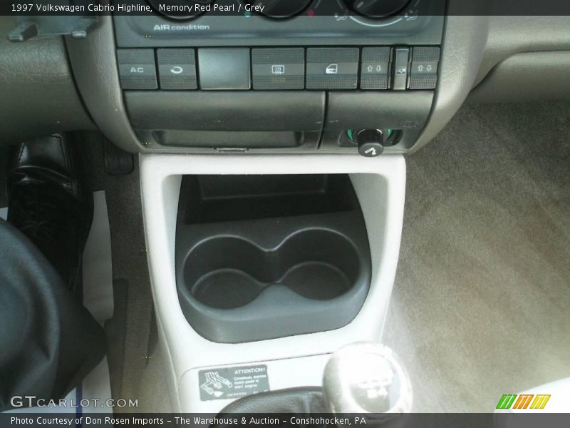 Memory Red Pearl / Grey 1997 Volkswagen Cabrio Highline